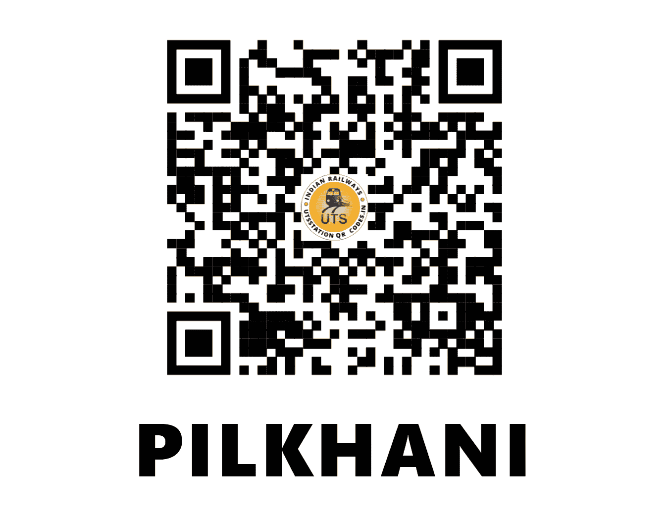 UTS QR Code for PILKHANI - PKY (NR - UTTAR PRADESH)